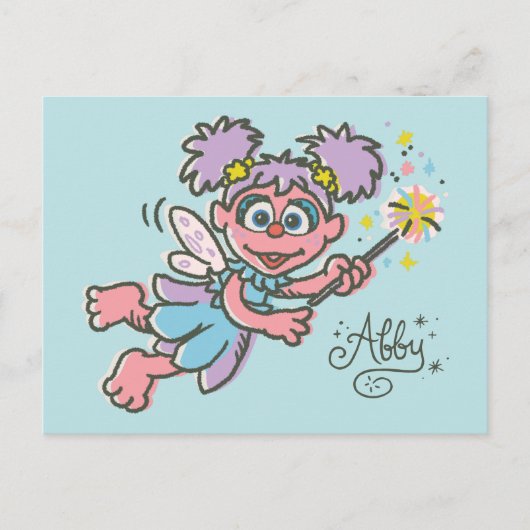 Abby Cadabby Flying Briefkaart (Voorkant)