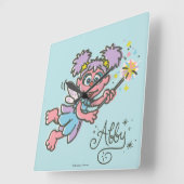 Abby Cadabby Flying Vierkante Klok (Hoek)