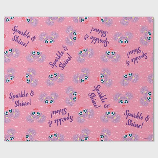 Abby Cadabby Fur Face Pattern Cadeaupapier (Vlak)