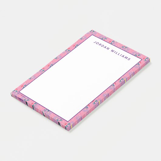 Abby Cadabby Fur Face Pattern Post-it® Notes (Schuin)