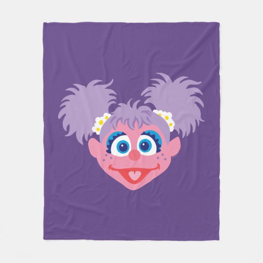 Abby Cadabby Gezicht Fleece Deken (Voorkant)