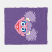 Abby Cadabby Gezicht Fleece Deken (Voorkant (Horizontaal))