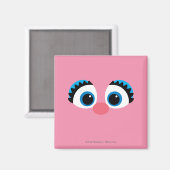 Abby Cadabby Groot Gezicht Magneet (Voorkant / Achterkant)