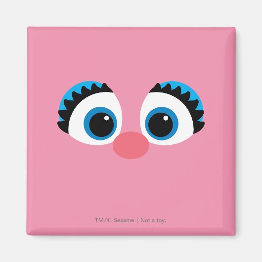 Abby Cadabby Groot Gezicht Magneet (Voorkant)