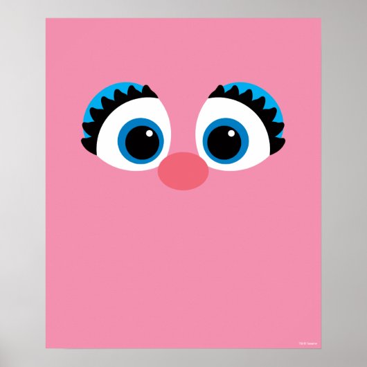 Abby Cadabby Groot Gezicht Poster (Voorkant)
