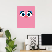 Abby Cadabby Groot Gezicht Poster (Thuiskantoor)