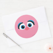 Abby Cadabby Groot Gezicht Ronde Sticker (Envelop)