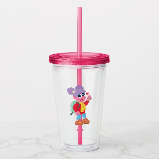 Abby Cadabby Hiking Acryl Drinkbeker (Voorkant)