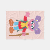 Abby Cadabby Hiking Fleece Deken (Voorkant (Horizontaal))