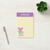 Abby Cadabby Hiking | Jouw namen toevoegen Post-it® Notes (Kantoor)