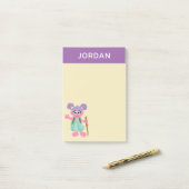 Abby Cadabby Hiking | Jouw namen toevoegen Post-it® Notes (Op bureau)
