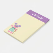 Abby Cadabby Hiking | Jouw namen toevoegen Post-it® Notes (Schuin)
