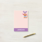 Abby Cadabby Hiking | Jouw namen toevoegen Post-it® Notes (Op bureau)