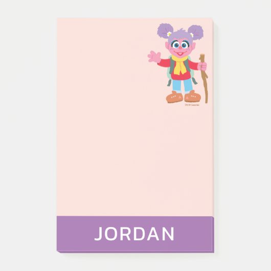 Abby Cadabby Hiking | Jouw namen toevoegen Post-it® Notes (Voorkant)