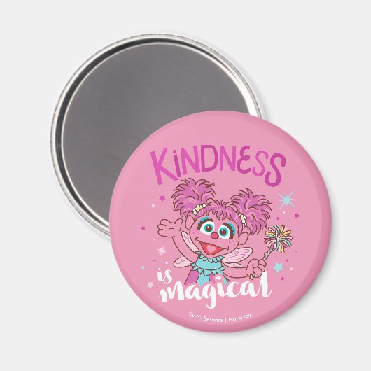 Abby Cadabby - Kindness is Magisch Magneet (Voorkant / Achterkant)