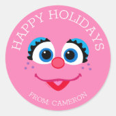 Abby Cadabby Merry Christmas Gift Label (Voorkant)