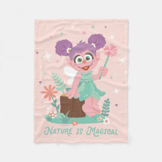 Abby Cadabby | Natuur is magisch Fleece Deken (Voorkant)