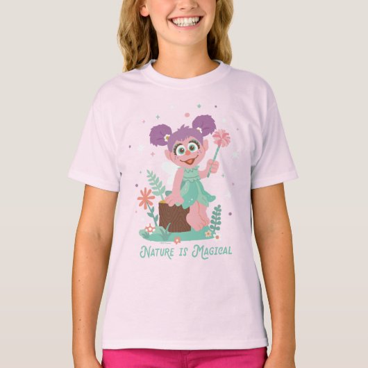 Abby Cadabby | Natuur is magisch T-shirt (Voorkant)