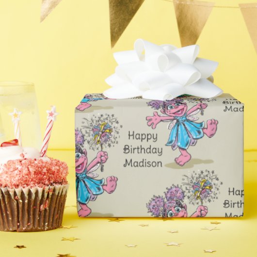 Abby Cadabby Retro Art Cadeaupapier (Verjaardagsfeest)