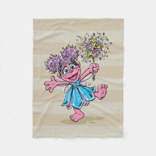 Abby Cadabby Retro Art Fleece Deken