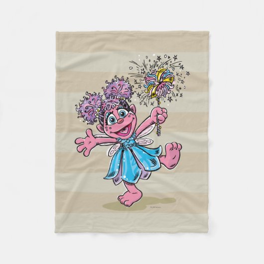Abby Cadabby Retro Art Fleece Deken (Voorkant)