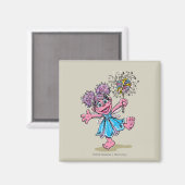 Abby Cadabby Retro Art Magneet (Voorkant / Achterkant)