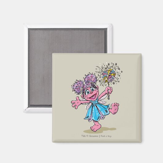 Abby Cadabby Retro Art Magneet (Voorkant / Achterkant)