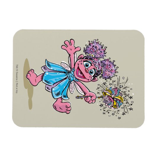 Abby Cadabby Retro Art Magneet (Horizontaal)
