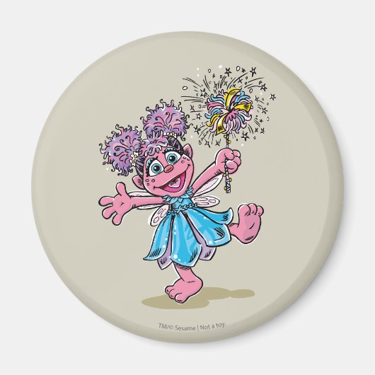 Abby Cadabby Retro Art Magneet (Voorkant)