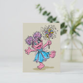 Abby Cadabby Retro Kunst Briefkaart (Staand voorkant)