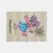 Abby Cadabby Retro Kunst Fleece Deken (Voorkant (Horizontaal))