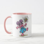 Abby Cadabby Retro Kunst Mok (Links)
