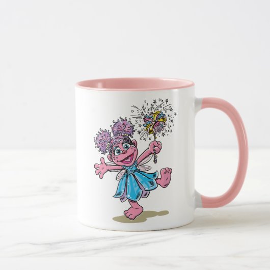 Abby Cadabby Retro Kunst Mok (Rechts)