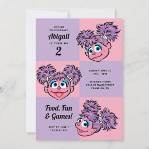 Abby Cadabby   Roze & Paarse meisjes Verjaardag Kaart