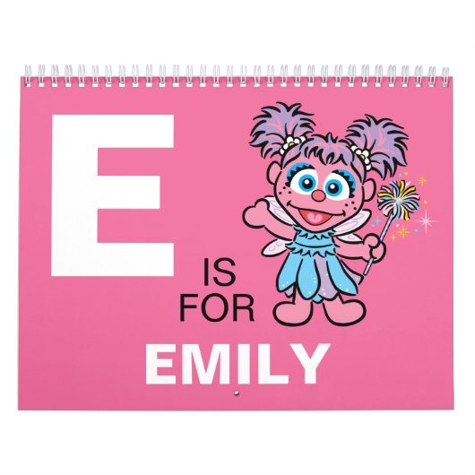 Abby Cadabby Sesamstraat | Jouw namen toevoegen Kalender (Hoes)