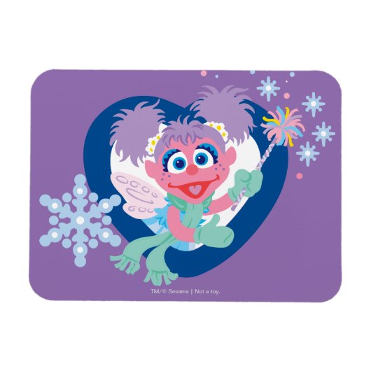 Abby Cadabby Snowflake Magneet (Horizontaal)