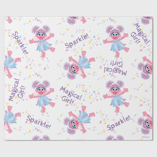 Abby Cadabby Sparkle Pattern Cadeaupapier (Vlak)