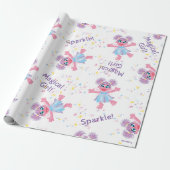 Abby Cadabby Sparkle Pattern Cadeaupapier (Uitgerold)
