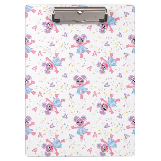 Abby Cadabby Sparkle Pattern Clipboard Klembord (Voorkant)