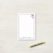 Abby Cadabby Sparkle Pattern Post-it® Notes (Op bureau)