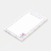 Abby Cadabby Sparkle Pattern Post-it® Notes (Schuin)