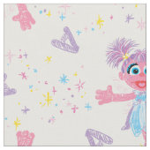 Abby Cadabby Sparkle Pattern Stof (Close Up)