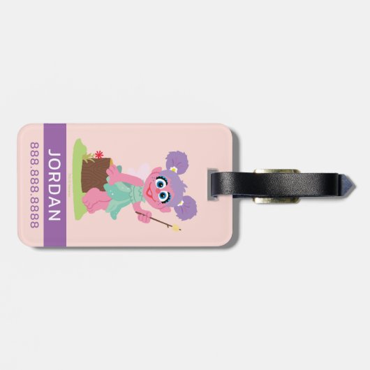 Abby Cadabby Toasting Marshmallows Bagagelabel (Achterkant horizontaal)