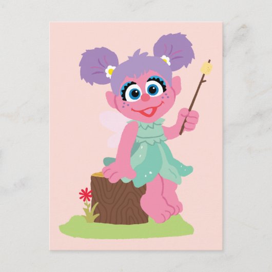 Abby Cadabby Toasting Marshmallows Briefkaart (Voorkant)