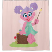 Abby Cadabby Toasting Marshmallows Douchegordijn (Voorkant)