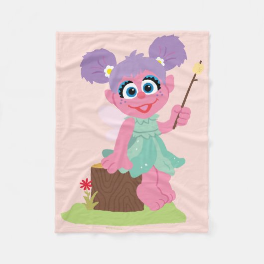 Abby Cadabby Toasting Marshmallows Fleece Deken (Voorkant)