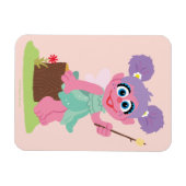 Abby Cadabby Toasting Marshmallows Magneet (Horizontaal)