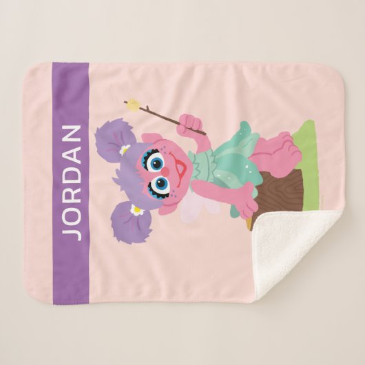 Abby Cadabby Toasting Marshmallows Sherpa Deken (Voorkant (horizontaal))