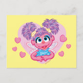 Abby Cadabby Valentijn Hart Grafisch Briefkaart (Voorkant)
