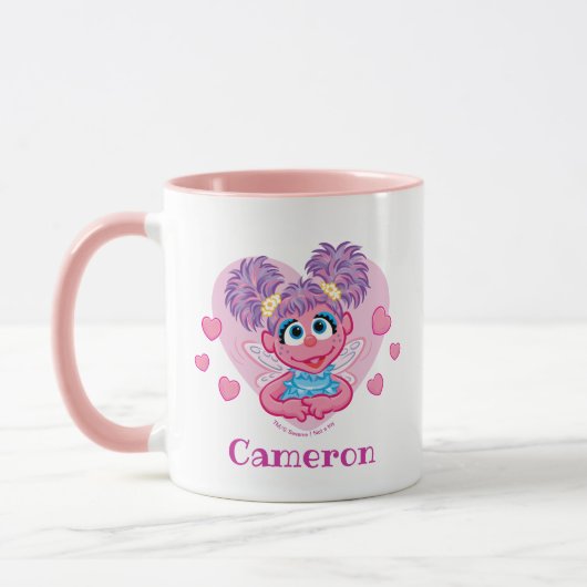 Abby Cadabby Valentijn Hart Grafisch Mok (Links)